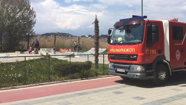 За шест месеци охридските пожарникари имале 149 интервенции на гаснење пожар, значително помалку од лани